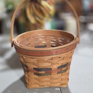 Longaberger Handcrafted Tan Woven Basket